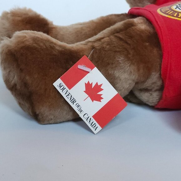 CUTE Moose Stuffed Plush Animal ALGOMA CENTRAL RAILWAY SOUVENIR of CANADA - Picture 5 of 5
